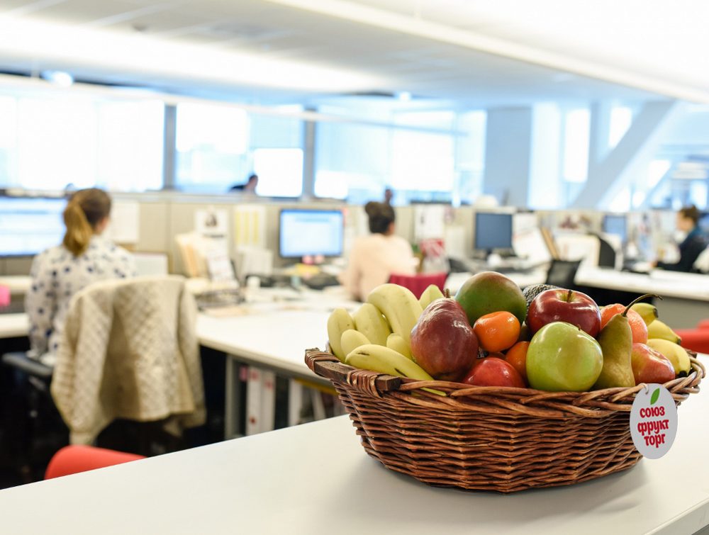 Фрукты на офисной кухне — доставка Союзфруктторг